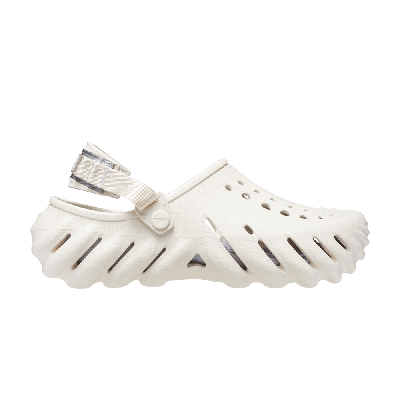 Pre-owned Crocs Echo Clog 'stucco' In Cream