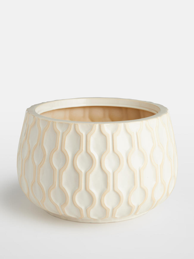 Soho Home Atterley Planter Wide White