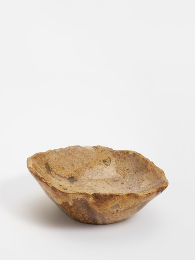 Soho Home Jasper Stone Bowl In Ochre