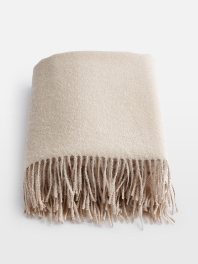 Soho Home Maria Alpaca Throw In Neutrals