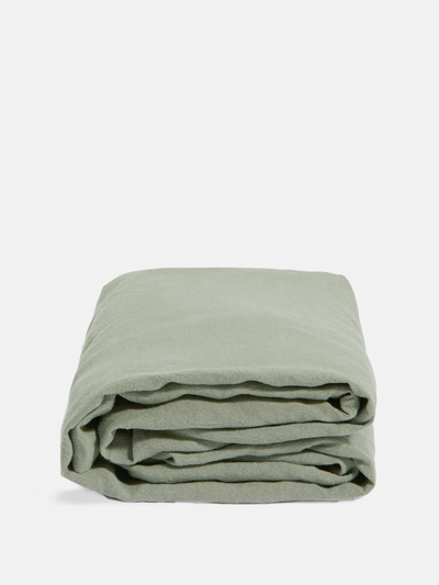 Soho Home Luna Linen Fitted Sheet Sage