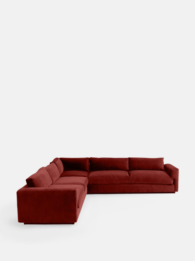 Soho Home Mossley Corner Sofa In Cinnamon