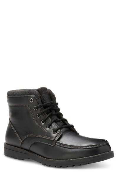 Eastland Drake Moc Toe Boot In Black