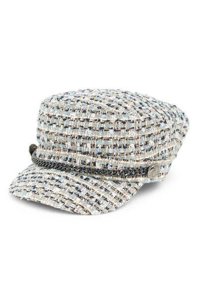 Vince Camuto Chain Strap Conductor Cap In Blue