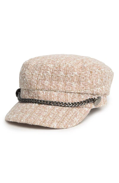 Vince Camuto Chain Strap Conductor Cap In Pale Pink