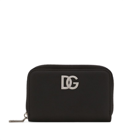 Dolce & Gabbana Leather Dg Millennials Zip-around Wallet In Multi