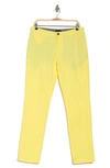 14th & Union The Wallin Stretch Twill Trim Fit Chino Pants In Yellow Iris