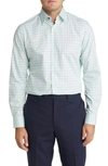 DUCHAMP TAILORED FIT PLAID DRESS SHIRT