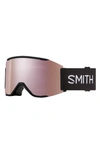 Smith Squad Mag™ 170mm Chromapop™ Low Bridge Snow Goggles In Black / Rose Gold