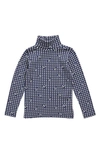 BONPOINT BONPOINT KIDS' POLKA DOT CHERRY PRINT COTTON TURTLENECK TOP