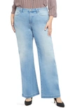 Nydj Teresa Ankle Wide Leg Jeans In Blue