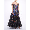 MARCHESA Off The Shoulder Gown