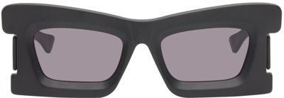 Kuboraum Black R2 Sunglasses In Black Matt