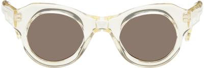 Kuboraum Beige L1 Sunglasses In Champagne