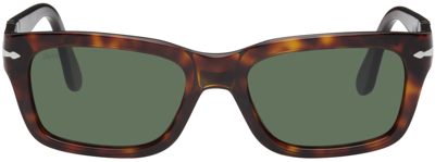 Persol Tortoiseshell Po3301s Sunglasses In Green