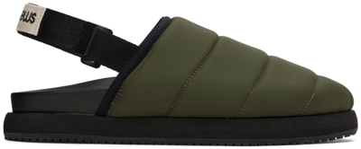 Good News Green Namer Slippers In Army Green