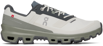 On Cloudventure Waterproof Trail Running Shoe In Ice | Kelp