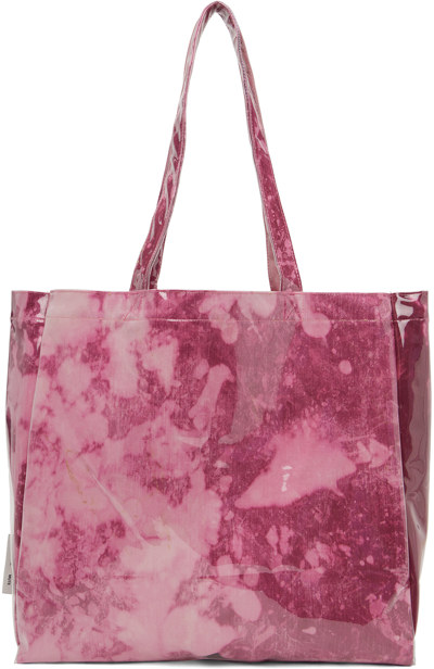 Song For The Mute Pink Folded Tote In Pnk Pink