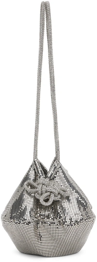 Kara Ufo Chainmail Shoulder Bag In Silver