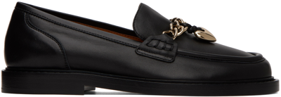 Chloé Ninna Leather Loafers In Black