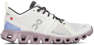On Multicolor Cloud X 3 Shift Sneakers In White