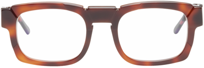 Kuboraum Tortoiseshell K18 Glasses In Brown