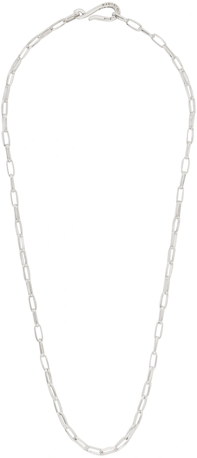 Flagstuff Silver Cable Chain Necklace In Silver925