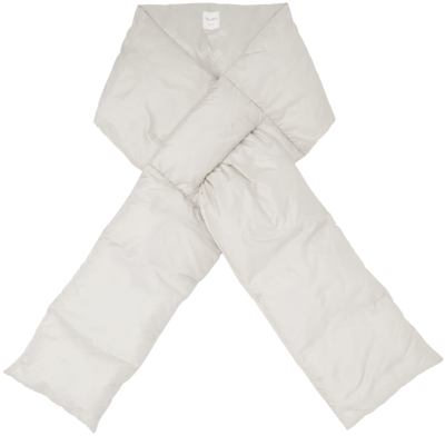 Max Mara Seipet Padded Scarf With Case In White