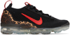 Nike Air Vapormax Flyknit 2021 "leopard" Sneakers In Black/habanero Red-p