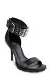 Karl Lagerfeld Malinda Ankle Cuff Sandal In Black