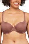 Montelle Intimates Pure Demi T-shirt Bra In Pecan