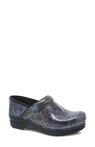 Dansko Professional Clog In Metallic Ink