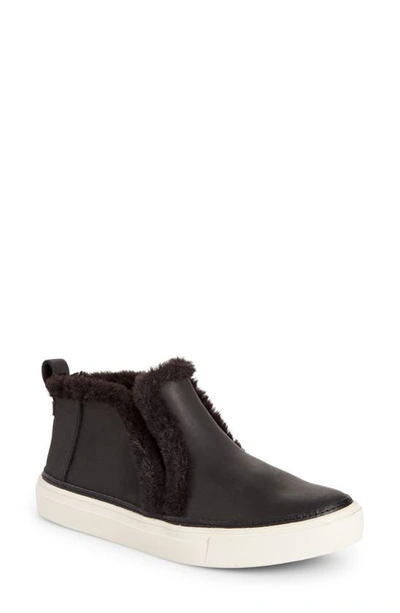 Toms Women's Bryce Faux Fur Lined Pull On Booties In Black Black