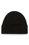 Moose Knuckles Wolcott Merino Wool Toque In Black