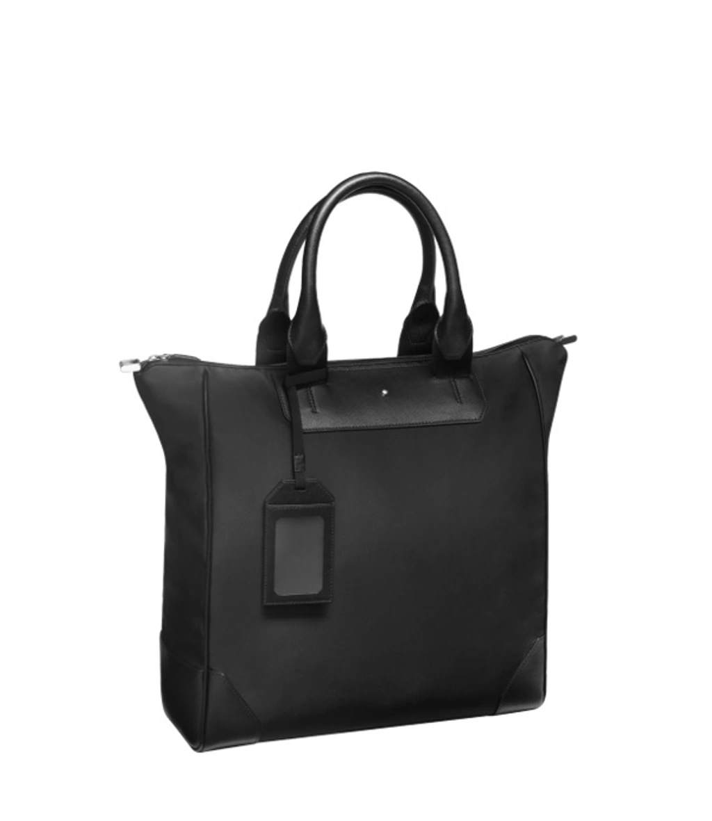 Montblanc Sartorial Jet Vertical Tote Bag In Black ModeSens