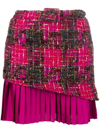 ANDERSSON BELL ANDERSSON BELL BOUCLE PLEATED SKIRT