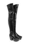 PRADA WOMEN'S  BLACK OTHER MATERIALS BOOTS