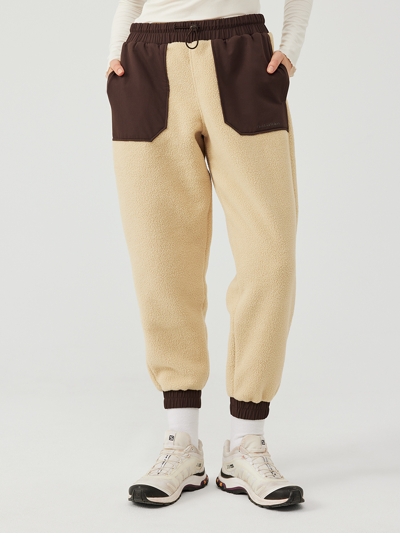 Outdoor Voices Primofleece Jogger In Mojave/soil