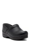 Dansko 'professional' Oiled Leather Clog In Black Leather