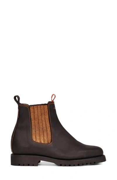 Penelope Chilvers Oscar Chelsea Boot In Black/ Bronze