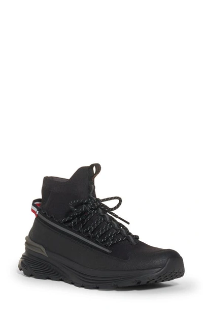 Moncler Trailgrip Gore-tex® Waterproof High Top Sneaker In Black