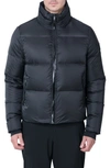 The Recycled Planet Company Revo Waterproof Recycled Down Puffer Jacket In Black