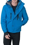 The Recycled Planet Company Norwalk Water Repellent Recycled Down Parka In Mykonos Blue