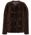 Totême Toteme Teddy Shearling Jacket Saddle Brown In Saddle Brown