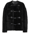 Totême Teddy Embellished Shearling Jacket In Black
