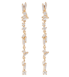 SUZANNE KALAN IVA 18KT GOLD DROP EARRINGS WITH DIAMONDS