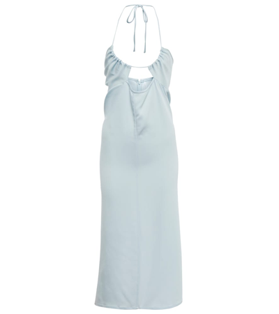 Christopher Esber Cutout Maxi Skirt In Ice Blue