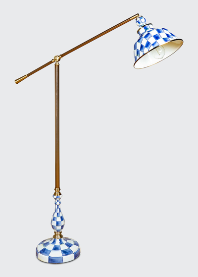 Mackenzie-childs Royal Check 54.5" Reading Floor Lamp