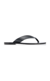 A.emery 10mm Kinto Leather Flip Flops In Black