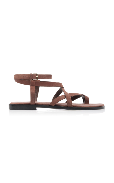 A.emery A. Emery Leather Evia Sandals In Brown